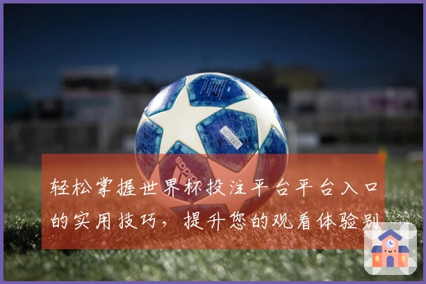 轻松掌握世界杯投注平台平台入口的实用技巧，提升您的观看体验别错过精彩赛事